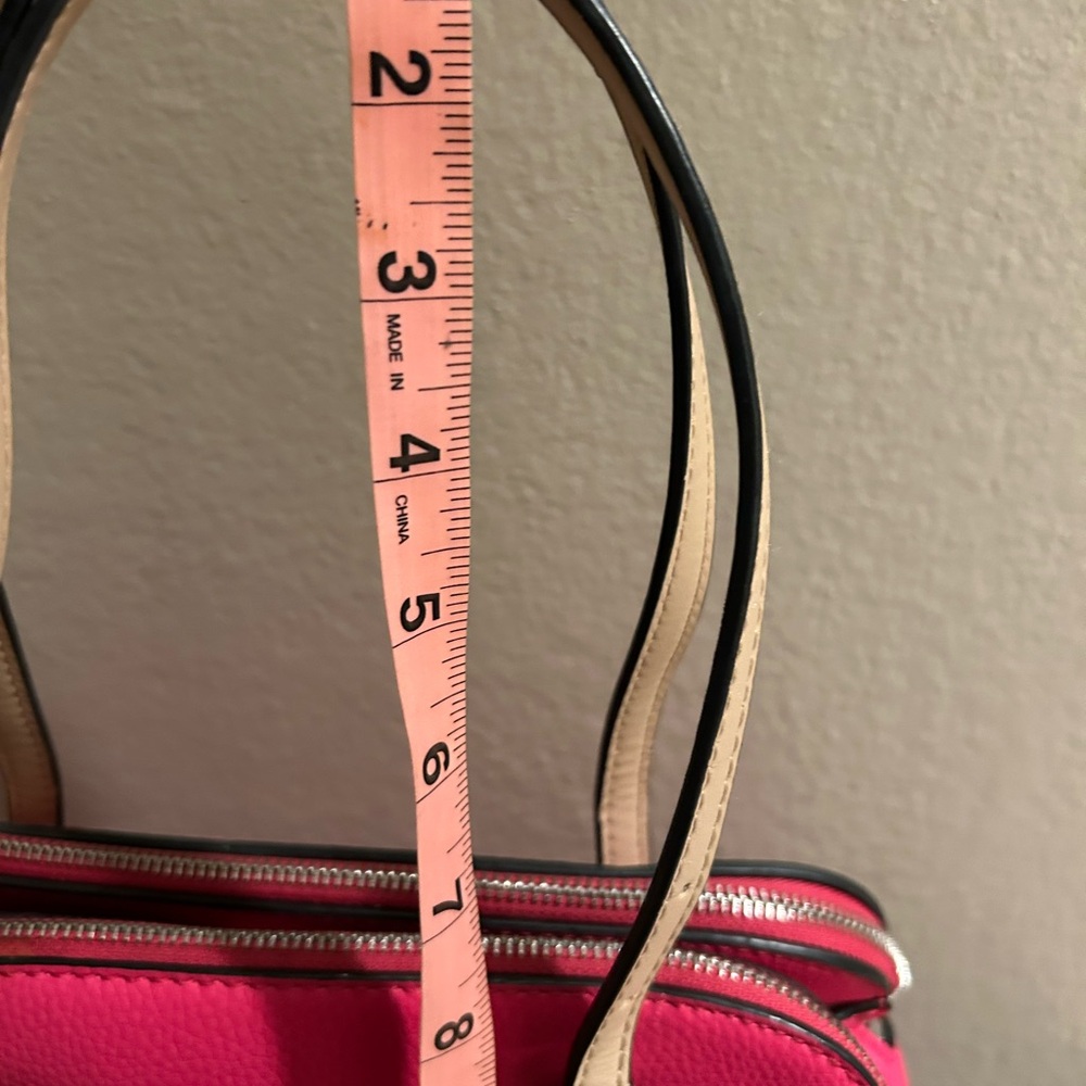 Guess Pink and Tan Satchel - Picture 16 of 16